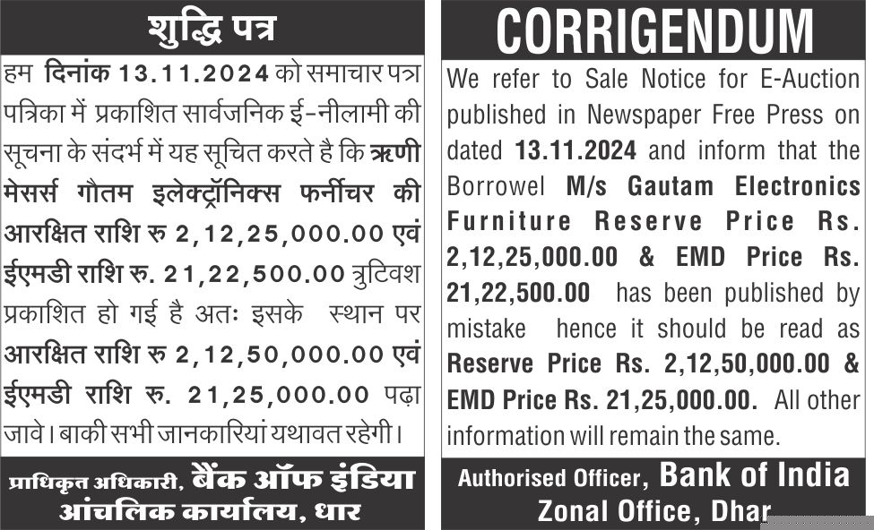 Bank of India Auctions for Residential property in Khargone, Madhya Pradesh image 6 of 6 in Jaitpur, Khargone | Bank of India auction property