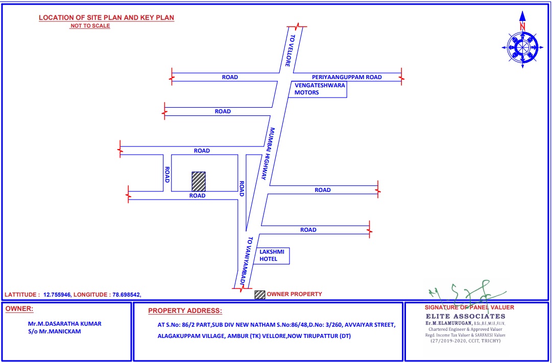 Canara Bank Auctions for Residential property in Tirupathur, Tamil Nadu image 4 of 5 in SIDCO Industrial Estate, Tirupathur | Canara Bank auction property