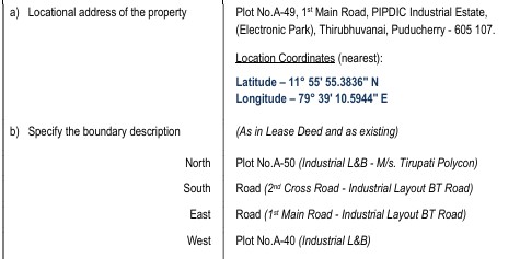 Indian Bank Auctions for Industrials property in Pondicherry, Tamil Nadu image 3 of 3 in Industrial Estate Thirubuvanai, Pondicherry | Indian Bank auction property