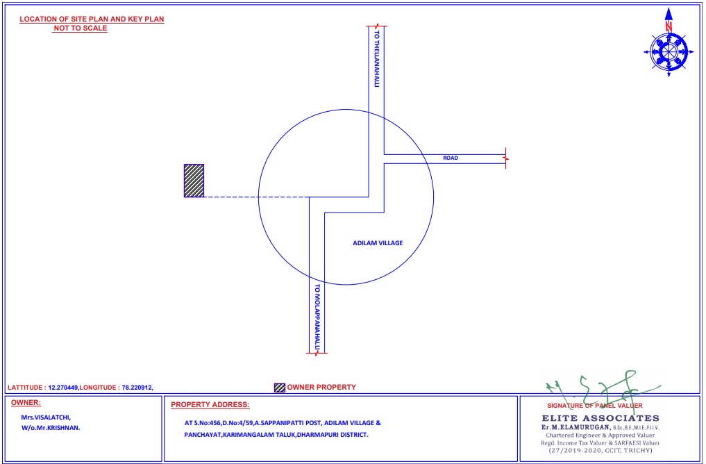 Canara Bank Auctions for Residential property in Dharmapuri, Tamil Nadu image 2 of 4 in Matlampatti, Dharmapuri | Canara Bank auction property