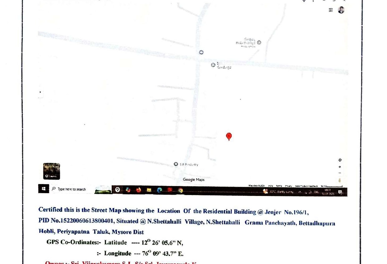 Bank of Baroda Auctions for Residential property in Mysuru, Karnataka image 3 of 3 in Periyapatna, Mysuru | Bank of Baroda auction property