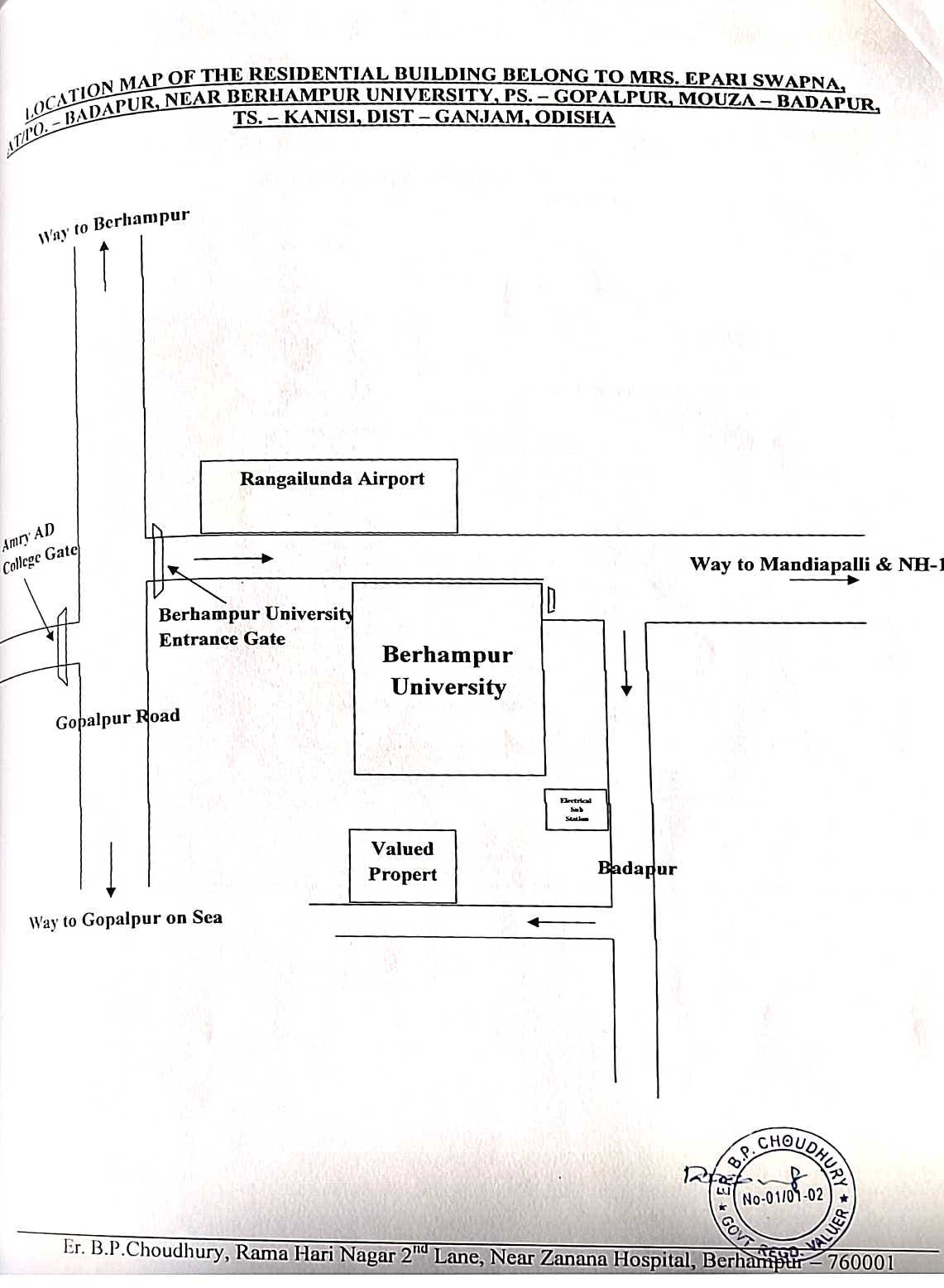 Bank of Baroda Auctions for Residential property in Ganjam, Odisha image 3 of 3 in Berhampur, Ganjam | Bank of Baroda auction property