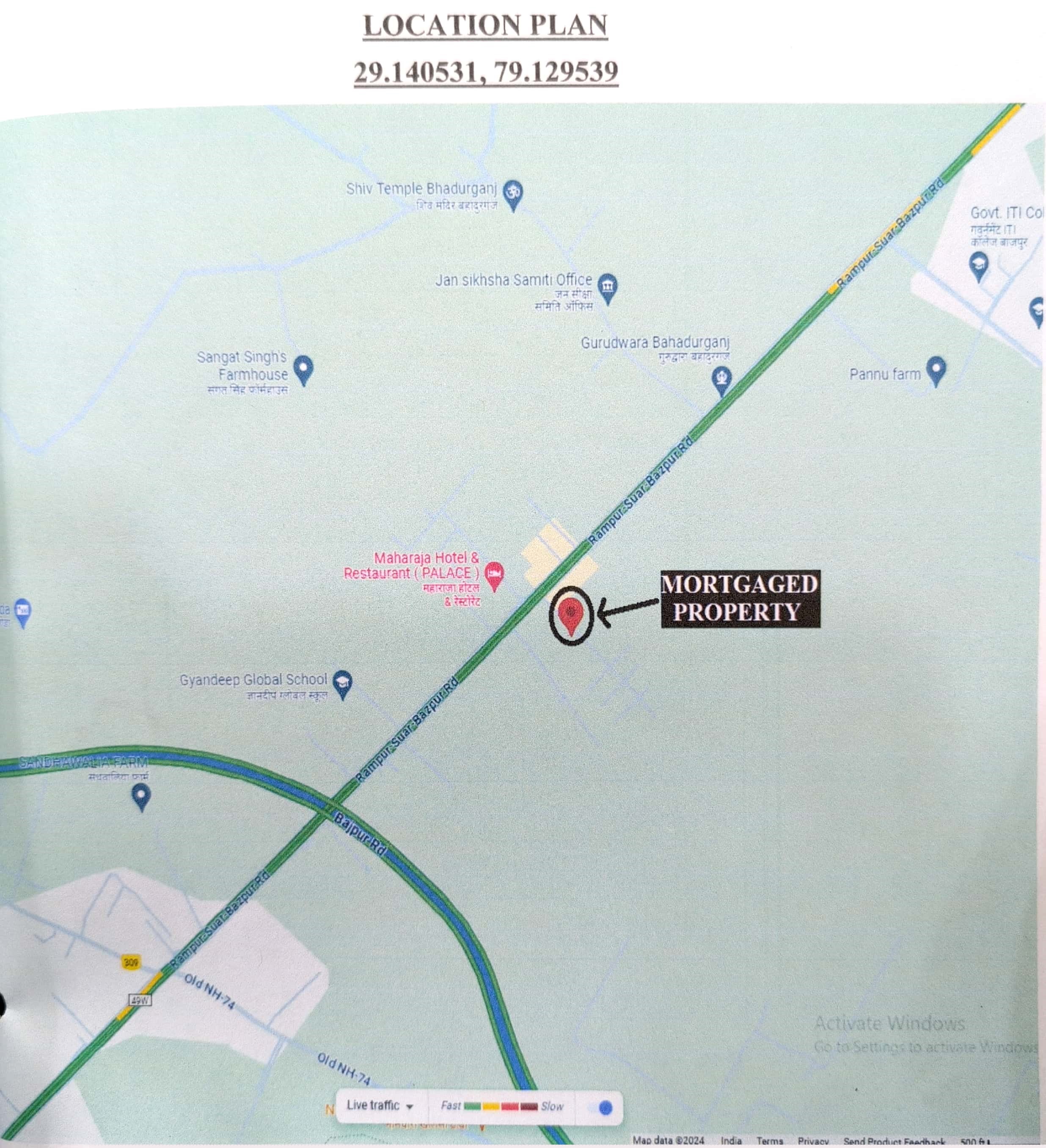 Punjab National Bank Auctions for Residential property in Udham Singh Nagar, Uttarakhand image 3 of 3 in Bazpur, Udham Singh Nagar | Punjab National Bank auction property