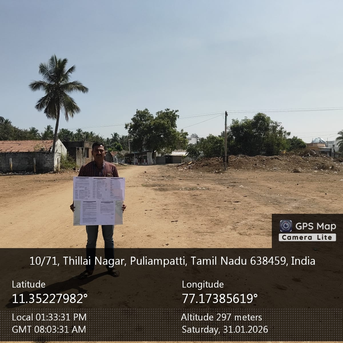 Punjab National Bank Auctions for Residential property in Erode, Tamil Nadu image 5 of 8 in Punjaipuliampatti, Erode | Punjab National Bank auction property