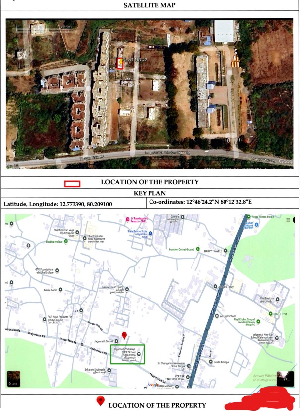 Canara Bank Auctions for Residential property in Chengalpattu, Tamil Nadu image 2 of 2 in Kelambakkam, Chengalpattu | Canara Bank auction property