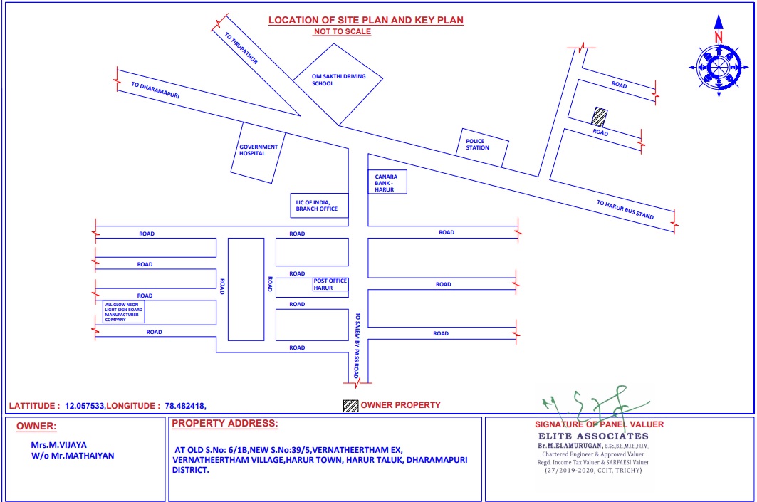 Canara Bank Auctions for Residential property in Dharmapuri, Tamil Nadu image 4 of 4 in Harur, Dharmapuri | Canara Bank auction property