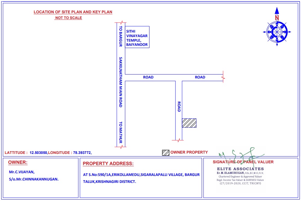 Canara Bank Auctions for Residential property in Krishnagiri, Tamil Nadu image 2 of 4 in Bargur, Krishnagiri | Canara Bank auction property