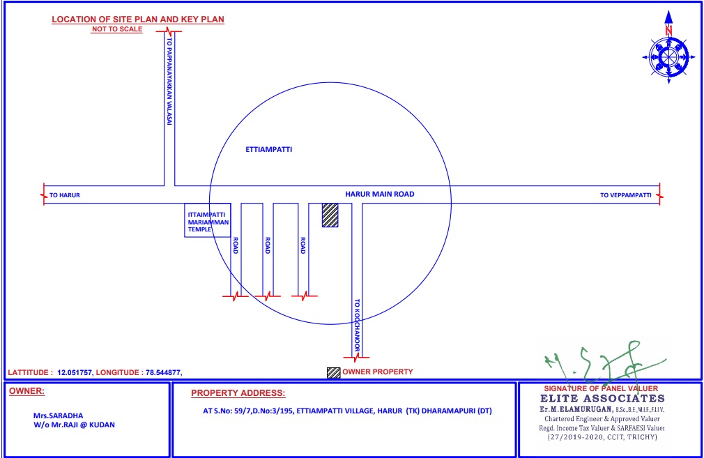 Canara Bank Auctions for Residential property in Dharmapuri, Tamil Nadu image 4 of 4 in Harur, Dharmapuri | Canara Bank auction property