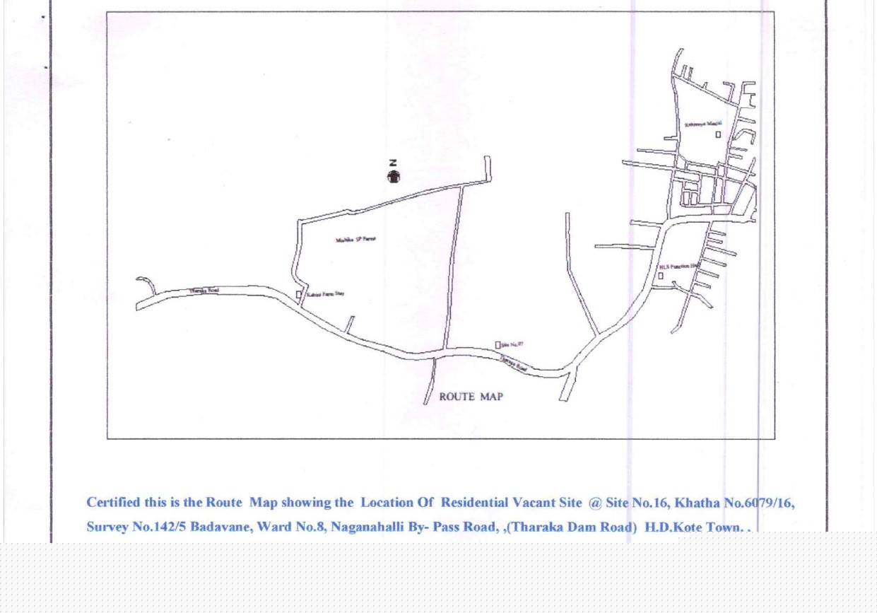 Bank of Baroda Auctions for Residential property in Mysuru, Karnataka image 2 of 3 in HD Kote, Mysuru | Bank of Baroda auction property