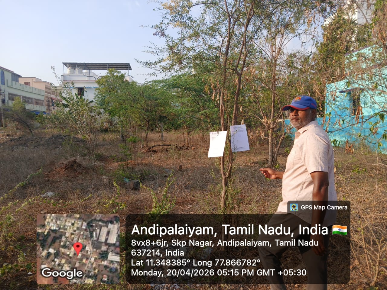 Bank of Baroda Auctions for Residential property in Namakkal, Tamil Nadu image 2 of 3 in Tiruchengode, Namakkal | Bank of Baroda auction property
