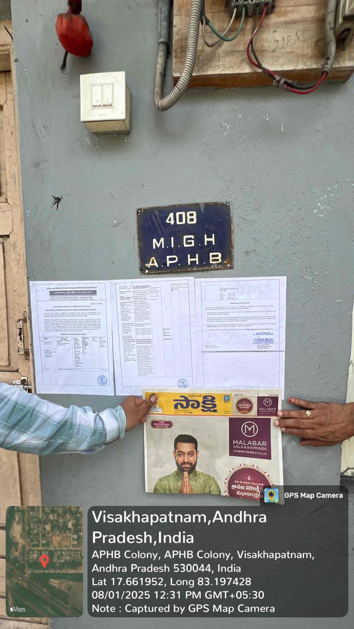 Punjab National Bank Auctions for Residential property in Visakhapatnam, Andhra Pradesh image 3 of 8 in Visakhapatnam, Visakhapatnam | Punjab National Bank auction property