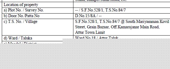 Bank of Baroda Auctions for Residential property in Salem, Tamil Nadu image 2 of 3 in Attur, Salem | Bank of Baroda auction property