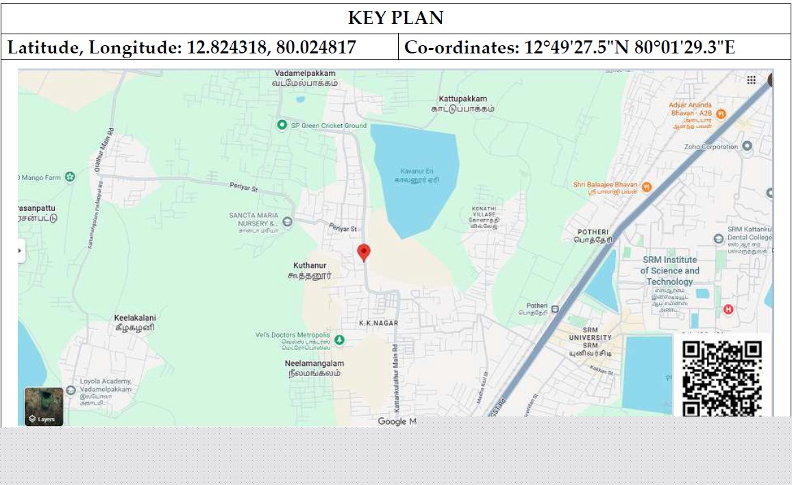 Indian Overseas Bank Auctions for Residential property in Chengalpattu, Tamil Nadu image 2 of 2 in Maraimalai Nagar, Chengalpattu | Indian Overseas Bank auction property