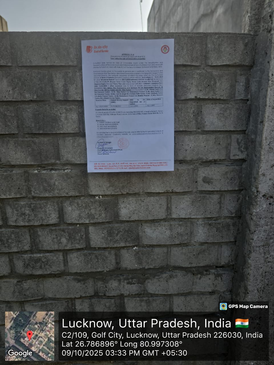 Bank of Baroda Auctions for Residential property in Lucknow, Uttar Pradesh image 4 of 4 in Lucknow, Lucknow | Bank of Baroda auction property